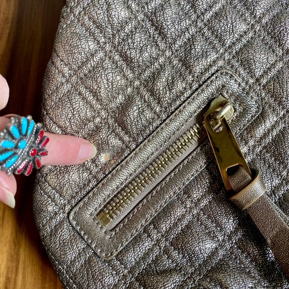 Marc Jacobs Metallic Quilted Leather Hobo - Picture 16 of 16